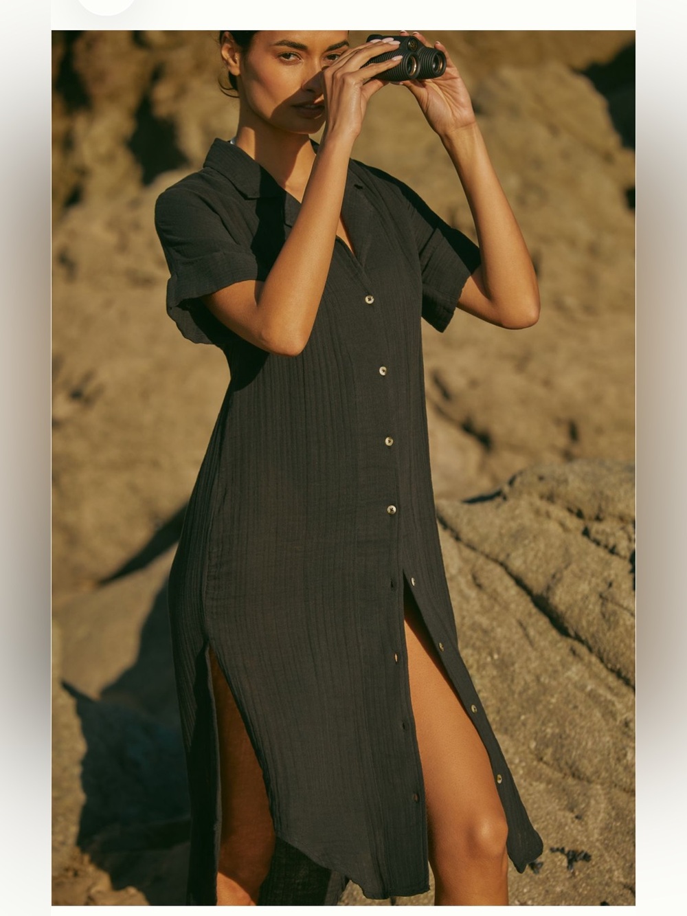 Anthropologie Lucia Sheer midi dress